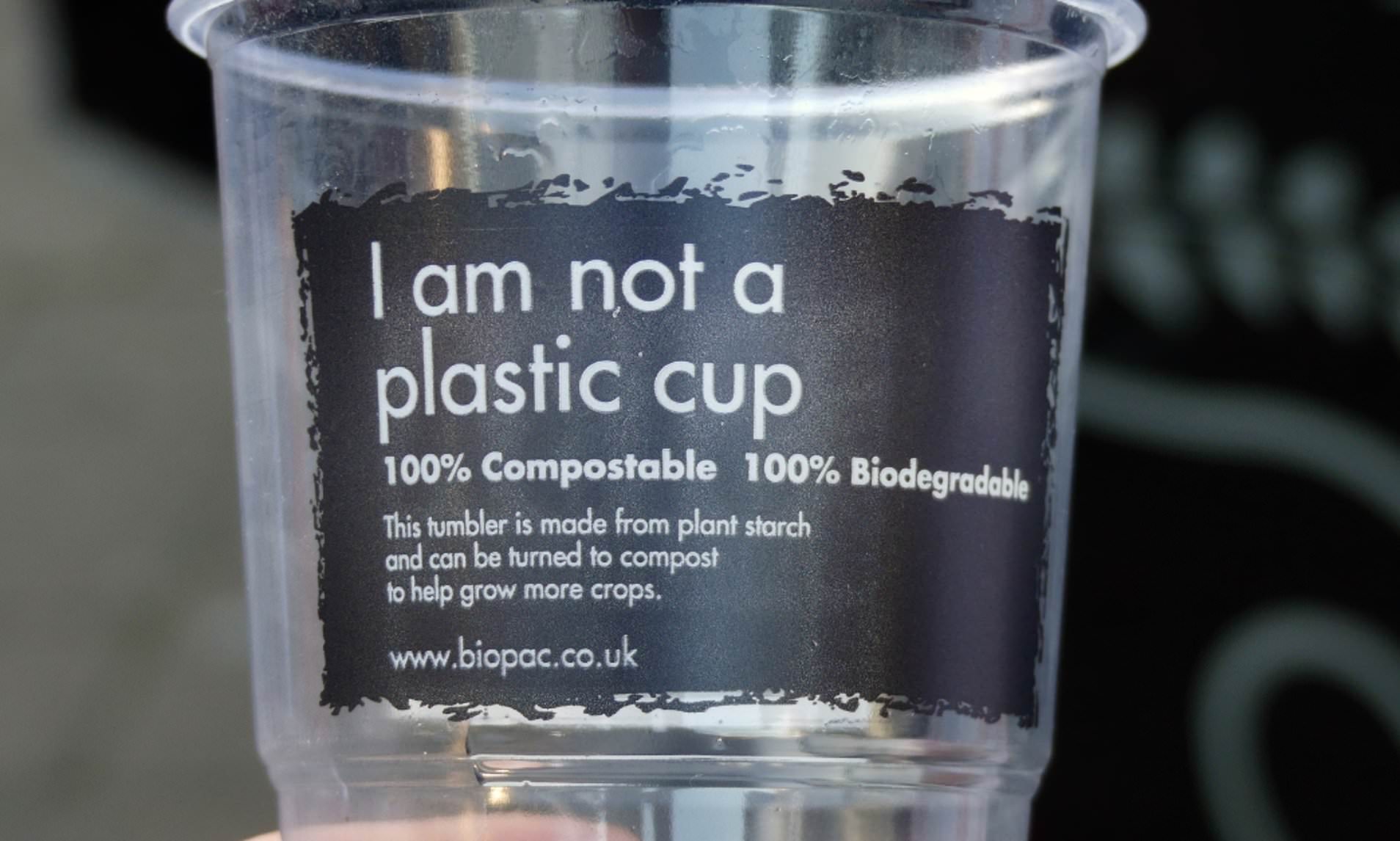 Biodegradable Plastic cup