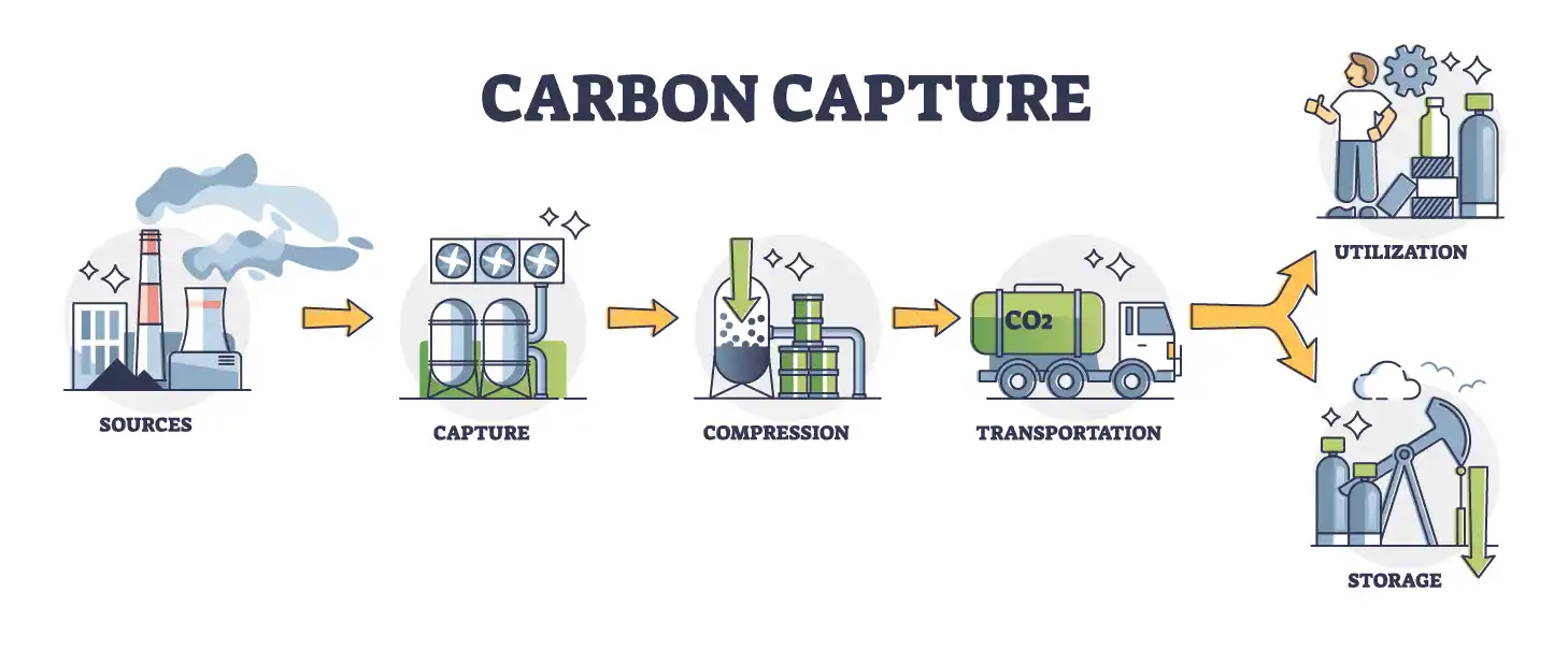 Carbon Capture Technology & Converting CO2 into Something Useful - Source: Labtag Blog